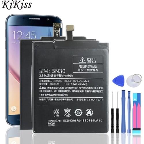 Free Tools For Xiao mi BN30 bn 30 Battery For Xiaomi Redmi 4A Redmi4A For Redrice Hongmi 4A Bateria