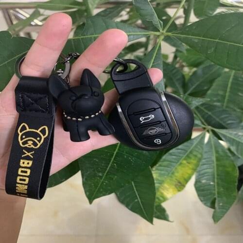 High quality Car Keychain Keyring Braided Rope Key Chain Pendant for BMW MINI COOPER F54 F55 F56 F57 F60