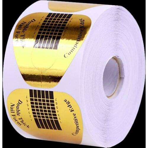 50/100pcs Manicure Paper Horseshoe-Shaped Auxiliary Support Phototherapy Extended Nail Manicure Special Tool