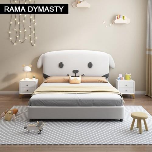 Children Beds Animal beds kids bedroom Furniture solid wood frame child bed chambre bebe soft beds dog beds
