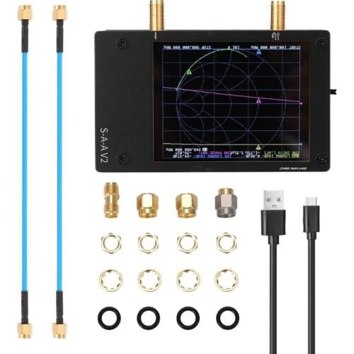 3G S-A-A-2 V2 Vector Network Analyzer Digital Nano VNA Tester MF HF VHF UHF USB Logic Antenna Analyzer Standing Wave