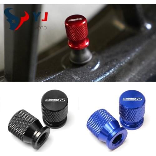 R1200GS logo Motorcycle CNC Tire Valve Air Port Stem Cover Caps CNC Accessories For BMW R 1200 GS R1200GS LC ADV Adventure