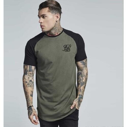 Mens T Shirt Sik Silk New Fashion Striped T Shirt Mens Clothing Silk Silk Short Sleeve Casual Siksilk Mens Top Tee Shirt