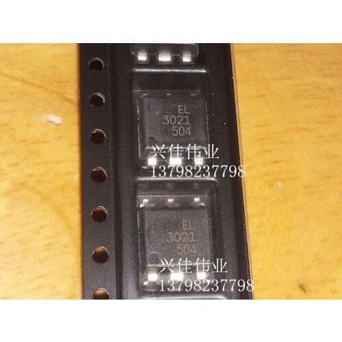 10PCS New original authentic EL3021 can replace MOC3021 SOP-4 optocouplers