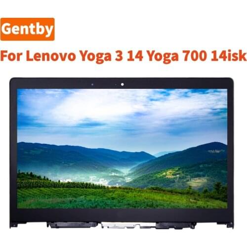 14.0 " 1920x1080 for Lenovo Yoga 3 14 80JH000PUS 80JH000WUS FullHD 1080P LED LCD Display Touch Screen Digitizer Assembly + Bezel