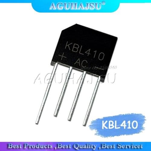 5PCS/Lot KBL410 KBL-410 4A 1000V Single Phases Diode Rectifier Bridge Wholesale