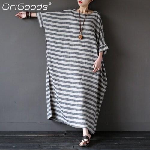 Летние платья больших размеров ORIGOODS China At AliExpress