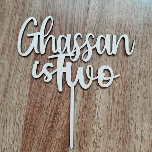 Personalized name Happy Birthday Cake Topper,Custom Gifts Baby Childrens Birthday Cake Topper,Birthday Cake Topper Party Decor