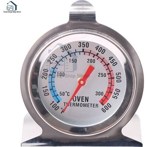 Stainless Steel Oven Cooker Thermometer Temperature Gauge Mini Thermometer Grill Temperature Gauge for Household Cooking