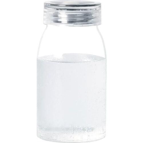 Hiking Portable Water Bottle Glass Large Clear Transparent Creative Flask Japanese Bouteille En Verre Travel Water Bottle EA60SH