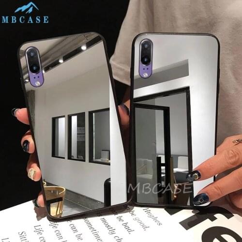 Mirror Case for OPPO A35 A15S A53S Reno5 5G Reno4 Z Reno4 Pro 10X Reno2 Z 2F Soft Silicone Cover Realme 6i 5s 5i Pro C11 C15 C2