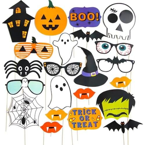 1 Piece Creative Halloween Photo Props Fancy Funny Photo Halloween Booth Decorating Ornament For Party Events Accessories