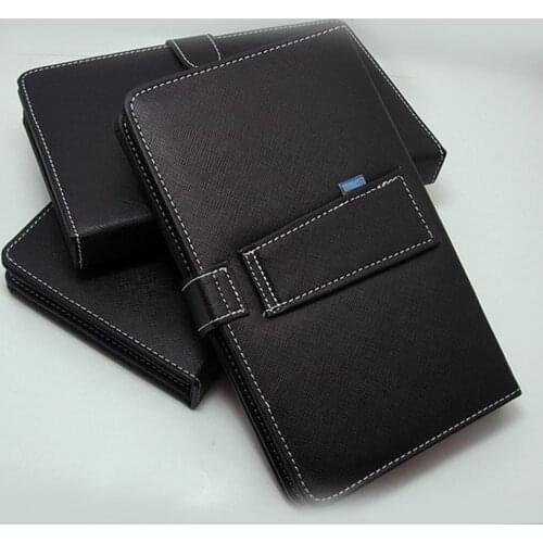 10.1 Inch Imitation Leather Case Cover with USB Keyboard for Android Windows Tablets