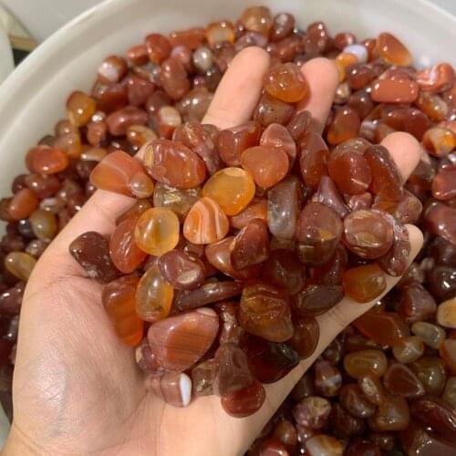 100g / Bag hot sales beautiful natural red agate as gift wholesale for home decor