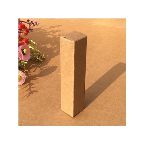100pcs/lot-2.1*2.1*11.3cm Mini Size kraft Paper Box For Lipstick Perfume Essential Oil Bottle Storage Cosmetics Box valve tubes