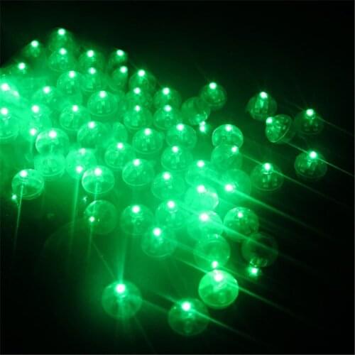 100Pcs Mini LED Berries Light Waterproof Lights Fairy Party DIY Ball Favor Lights Party Glowing Decoration LED Round Balloon