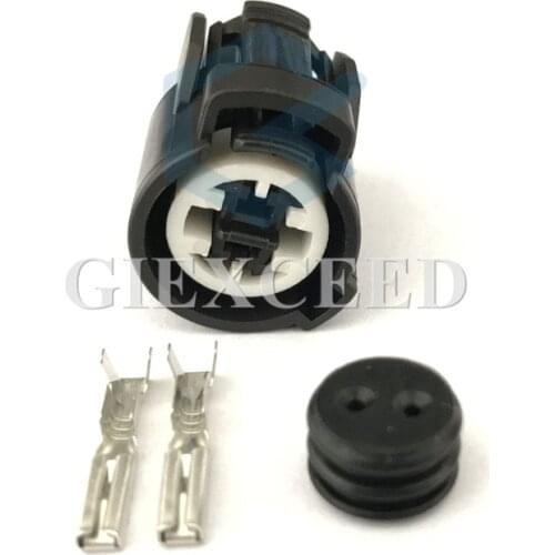 2 Sets 2 Pin 6189-0156 Automotive Oil Pressure Switch Knock Sensor Cooling Fluid Sensor Socket For Honda Acura VTEC