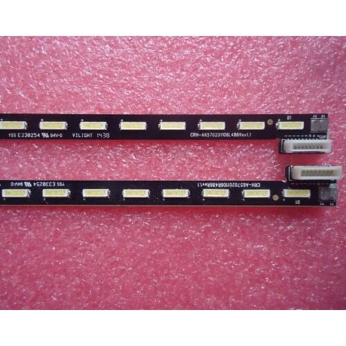 2 Pieces/lot LED strip 1555-R6500000-01LT-20T50328A CRH-A6570201106L486Rev1.1 7710-665000-L000 R000 66LED 718MM for 2 Pieces/lot