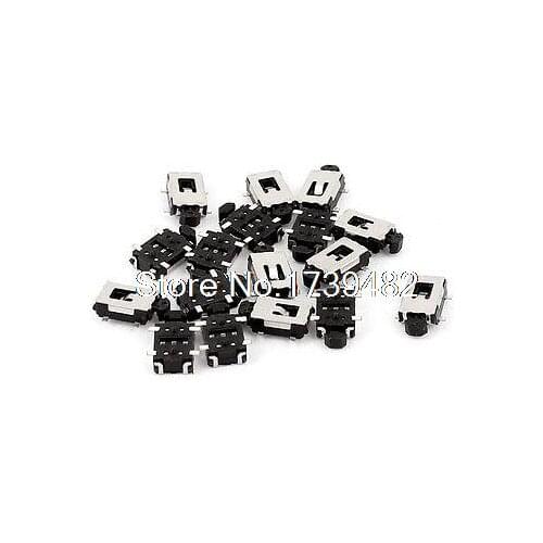 20 Pcs SMD PCB 4-Terminals Momentary Pushbutton Micro Mini Tact Switch