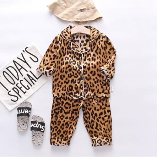 2021 Autumn Cartoon New Girls Pajama Sets Children Pajamas Clothing Sets Kids Sleepwear Children Clothing Boy Sets 1-4 Year Old