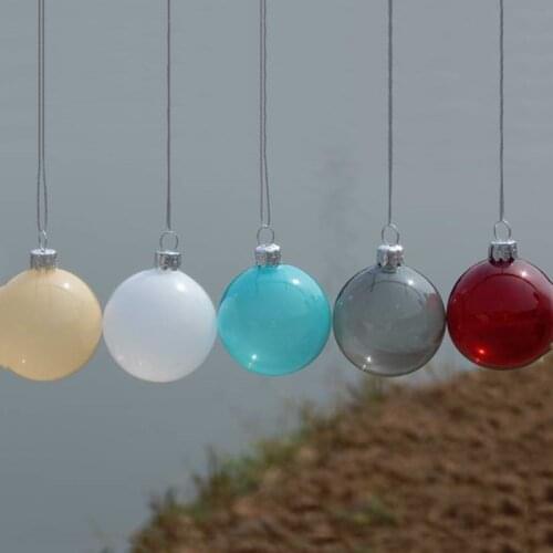 24pcs/pack Diameter=6cm Mini Size Color Painting Glass Ball Christmas Tree Hanging Ornament Home Decoration Festival Friend Gift