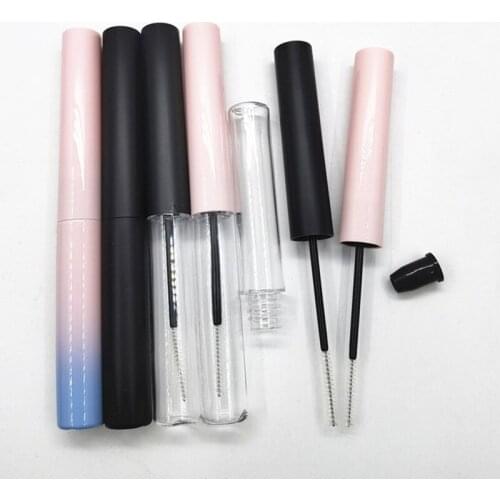 30pcs 7ml Empty Gradient Pink Eyelash Tube Mascara Cream Vial/Container Fashionable Refillable Bottles Makeup Tool Accessories