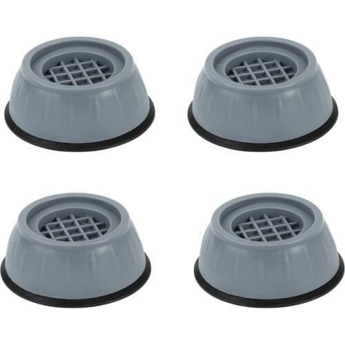 4pcs Washing Machine Pad Anti-vibration Non-slip Pad Table Chair Sofa Bed Shock Proof Feet Household Gasket Bath Mats