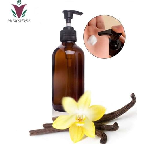 500ml Large Capacity Amber Glass Shampoo Empty Lotion Dispenser Bath supplies Body Cream Bottle For Soap Shower Gel Container