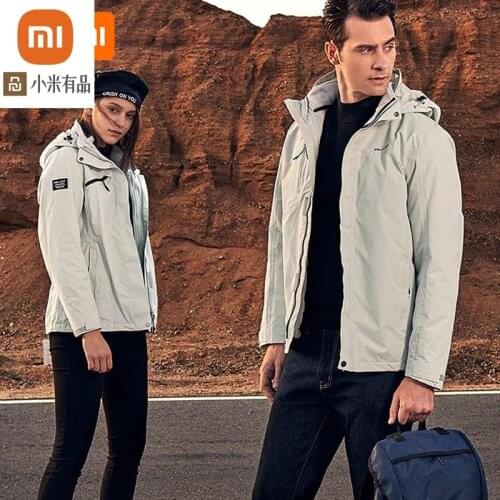 Youpin youpin outdoor jacket men and women autumn and winter thickening tide brand three-in-one jacket windproof mountaineering