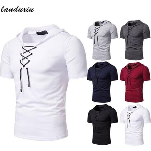 Landuxiu Men's Zip Hoodies