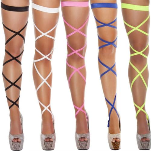 2020 HOT Selling Fashion Womans Lace Sexy Top Stay Up Bandage Thigh-High Stockings Pantyhose Socks High Quality