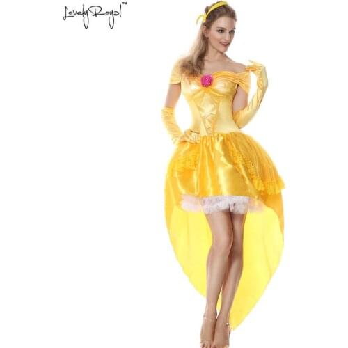 LovelyRoyal 2018 sexy costumes carnaval Disfraces de Halloween Fiesta sexy cosplay Princess long dress medieval dress