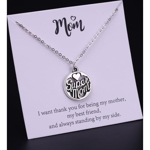 Stainless Steel Mom Daughter Grandma Grandpa Dad Sister Brother Son Aunt Uncle Family Tree Necklaces Mothers Fathers Day Gift