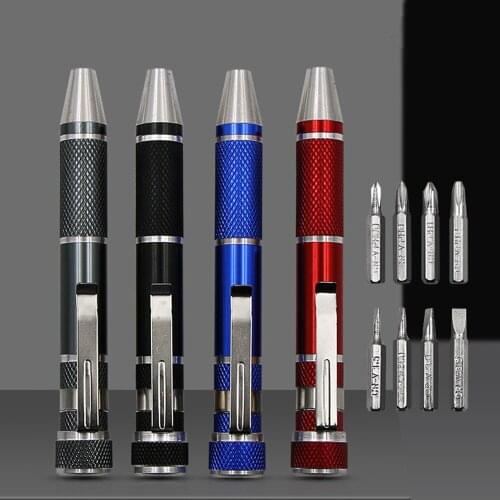 8 In 1 Mini Gadgets Electric Repair Tools Pen Style Precision Screwdriver Set