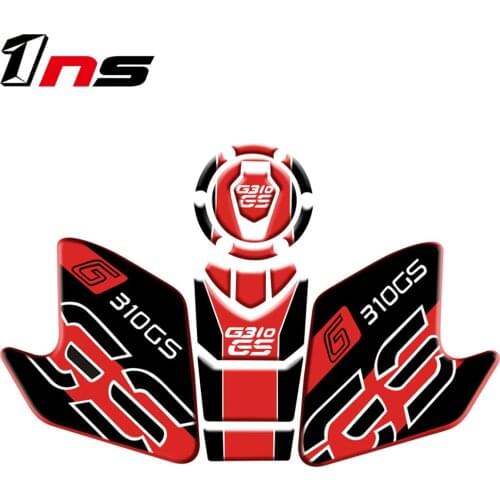 For BMW G310 GS G310GS G 310GS Motorcycle Accessories Real Tank Pad Gas Fuel Sticker Moto Decal Emblem Protector