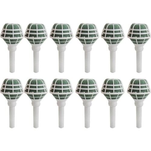 NHBR 12 Pieces Floral Foam Oasis Bouquet Posy Holder for Wedding Bridal Flower DIY
