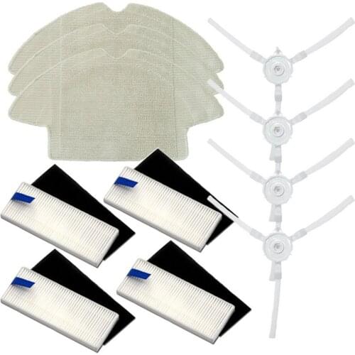 Main Brush Rolling Brush for 360 S6 Robotic Vacuum Cleaner Side Brushes HEPA Filter Mop Cloth for 360 S6 Robotic Vacuum Cleaner