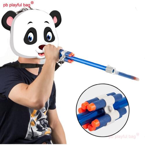 PB Playful Bag Outdoor sports Elite mouth blowing soft bullet gun arrow blowing CS tactical toy parent-child interaction ZG26