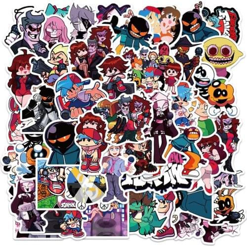 10/30/50/100 popular games week 5 night funk stickers mobile phone DIY luggage decoration graffiti stickers