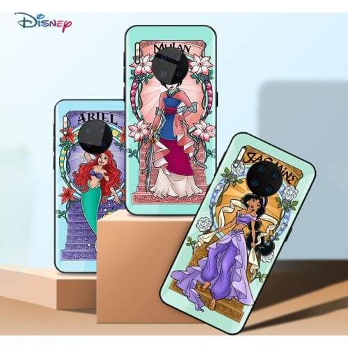 Disney Cartoon Animation Princess Cover For Huawei Mate 40 RS Porsche Design 30 20 X 10 Lite Pro Plus TPU Silicone Phone Case