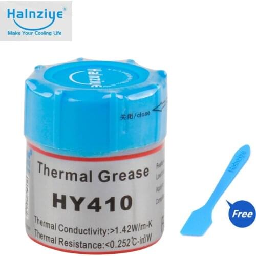 HALNZIYE HY410 Processor graphics card CPU GPU Heat Sink Cooling Cooler Radiator Thermal Grease composite grease silica