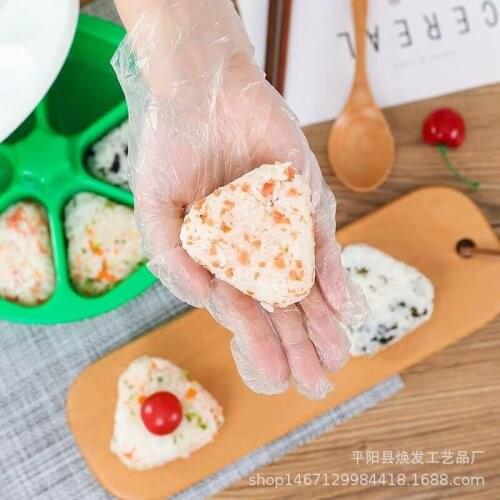 Triangle rice ball lunch box Japanese sushi grinding tool 6 in 1 for Porphyra rice making tool mold