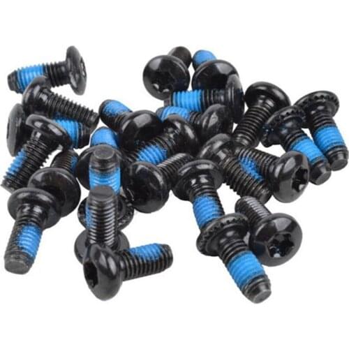 12 Pcs Bike Disc Brake Adapter Screw T25 Head MTB Road Cycling Bicycle Disc Brake Pads Fixed Screw Mounting Screws Cycling Parts