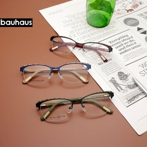 PA-1823 Vintage Metal Glasses Frames Men Women Optical Fashion Computer Glasses