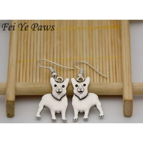 Fei Ye Paws Boho Chic Welsh Corgi Drop Earrings Corgy Brincos Big Long Earrings For Women Boucle D'oreille Indian Jewelry
