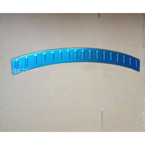 1pc Stainless Outer Rear Bumper Protector Plate Trim Guard for Ford Edge 2015