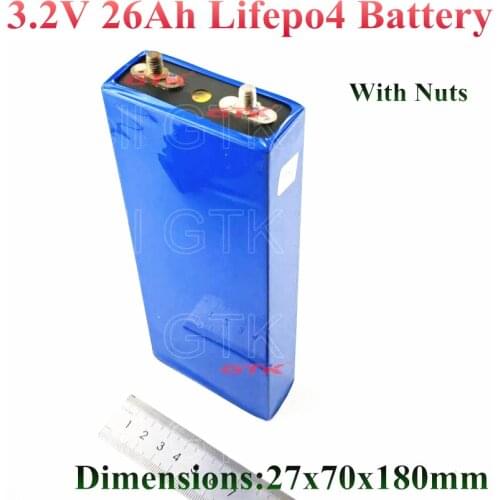 24pcs lifepo4 3.2v 25Ah battery cell 3.2v 26ah for pack diy battery high power 3000w e scooter bike energy storage 30Ah 60v 20ah