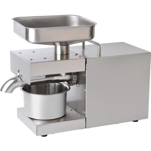 Household Electric Oil Presser Commercial Stainless Steel Oill Pressing Machine Small Automatic Cold and Hot Oil Press