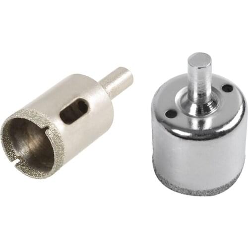35mm Diamond Coated Glass Ceramic Hole Saw Cutter Tool & 20mm Diamond Tipped Drill Bit Ceramic Tile Glass Hole Saw