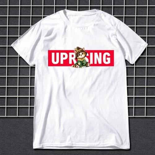 Tide brand Flag T-shirts Man O-neck Short Sleeve Tees Male Personalised T shirts Streetwear usa Style Custom Tshirt